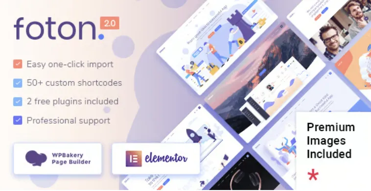 Foton Pro 2.6.1 – Software and App Landing Page WordPress Theme 1 Foton 2.6.1 WordPress Theme