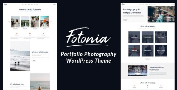 Fotonia - Portfolio Photography Theme for WordPress 1 Fotonia Portfolio Photography WordPress Theme