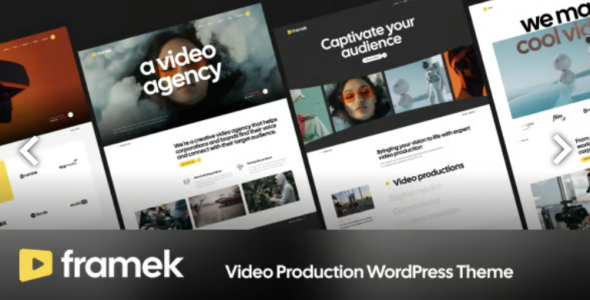 Framek - Video Production WordPress Theme
