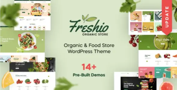 Freshio Pro – Organic & Food Store WordPress Theme