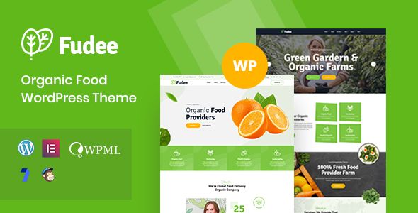 Fudee - Organic Food WordPress Theme 1 Fudee Organic Food WordPress Theme