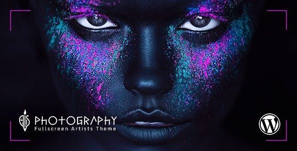 FullScreen Artist - Portfolio, Photography WordPress Theme 1 Full Screen Artist - Portfolio, Photography WordPress Theme