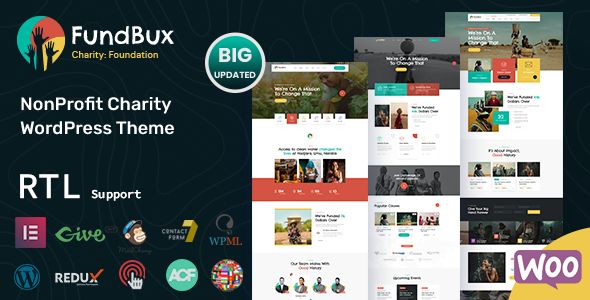Fundbux – Charity Fundraise WordPress Theme 1 Fundbux Charity Fundraise WordPress Theme