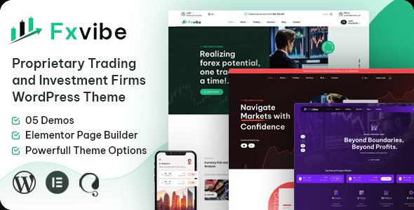 FXvibe - Forex Prop Firm WordPress Theme 1 FXvibe Forex Prop Firm WordPress Theme