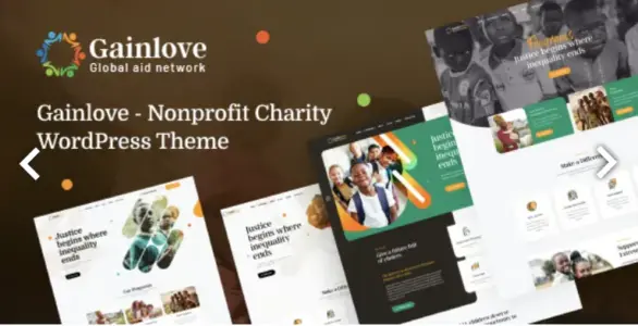 Gainlove Nonprofit Charity WordPress Theme