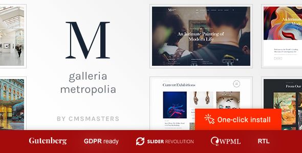 Galleria Metropolia - Art Museum & Exhibition Gallery Theme 1 Galleria Metropolia - Art Museum & Exhibition Gallery Theme