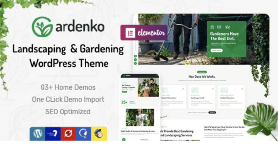 Gardenko Gardening Landscaping WordPress Theme