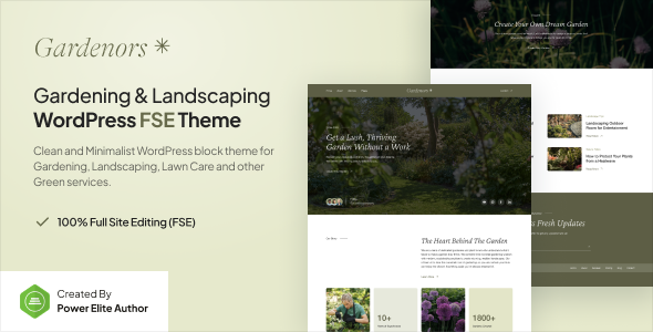 Gardenors – Gardening & Landscaping Gutenverse FSE WordPress Block Theme 1 Gardenors – Gardening & Landscaping Gutenverse FSE WordPress Theme