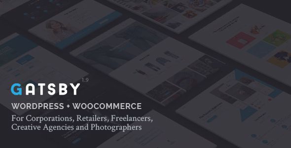 Gatsby - WordPress + eCommerce Theme 1 Gatsby WordPress + eCommerce Theme