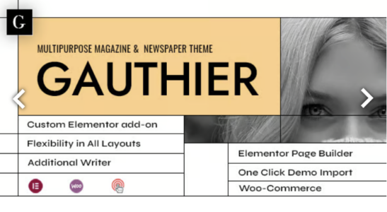 Gauthier Multipurpose Newspaper Theme