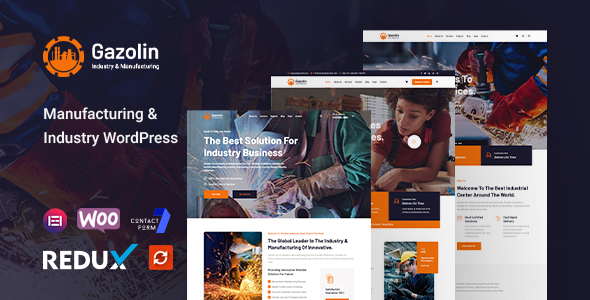 Gazolin - Industry & Factory WordPress Theme 1 Gazolin Industry & Factory WordPress Theme