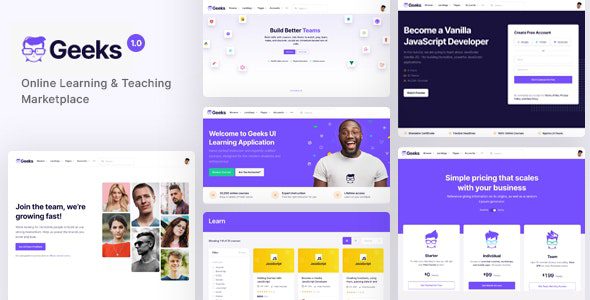Geeks - Online Learning Marketplace WordPress Theme 1 Geeks - Online Learning Marketplace WordPress Theme