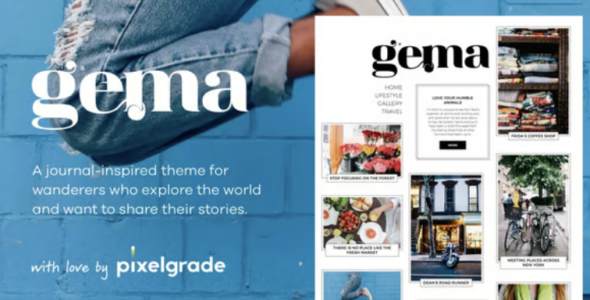 Gema Journal Inspired WordPress Theme