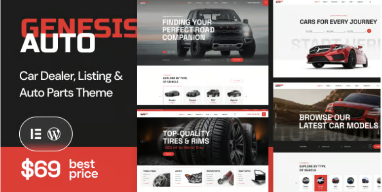 GenesisAuto - Car Dealer & React Listing WordPress Theme 1 Genesis Auto Car Dealer & React Listing WordPress Theme