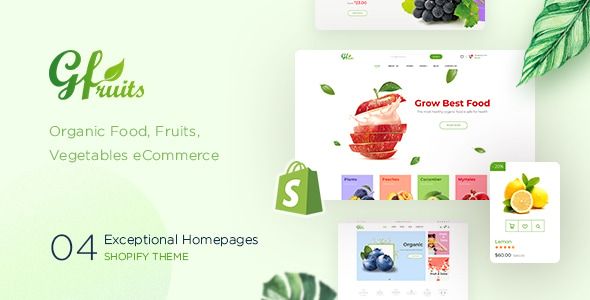 GFruits Food e Commerce Shopify Theme