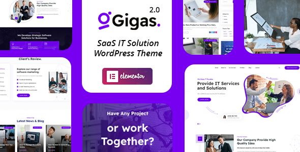 Gigas – SaaS WordPress Theme 1 Gigas Saa S IT Solution WordPress Theme