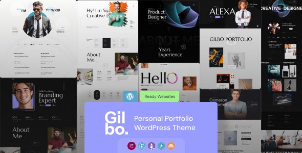 Gilbo – Creative Portfolio Personal WordPress Theme 1 Gilbo – Creative Portfolio Personal WordPress Theme