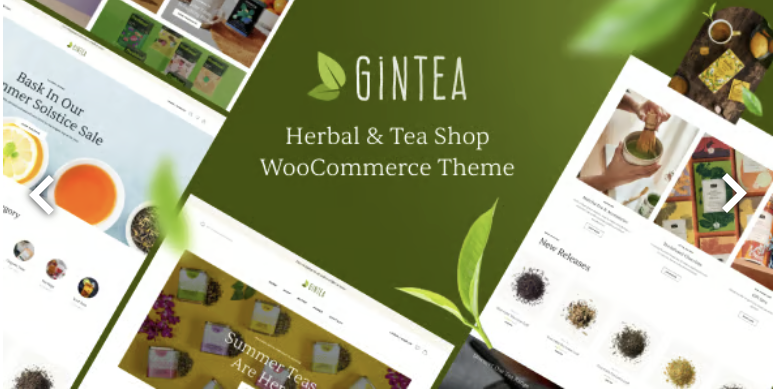 GinTea - Herbal & Tea Shop WooCommerce Theme 1 Gin Tea Herbal & Tea Shop Woo Commerce Theme