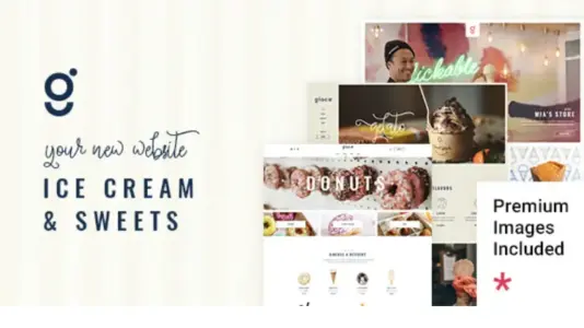 Glacé Pro – Ice Cream & Sweet Shop WordPress Theme