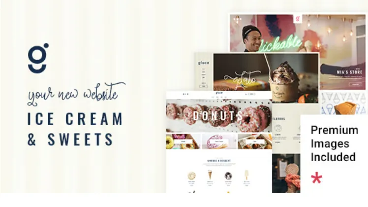 Glacé Pro – Ice Cream & Sweet Shop WordPress Theme 1 Glacé Pro – Ice Cream & Sweet Shop WordPress Theme