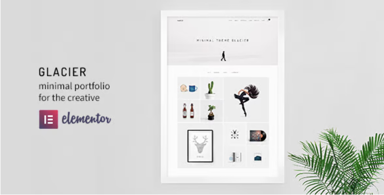 Glacier - Minimal WordPress Portfolio Theme 1 Glacier minimal WordPress portfolio theme for creative professionals