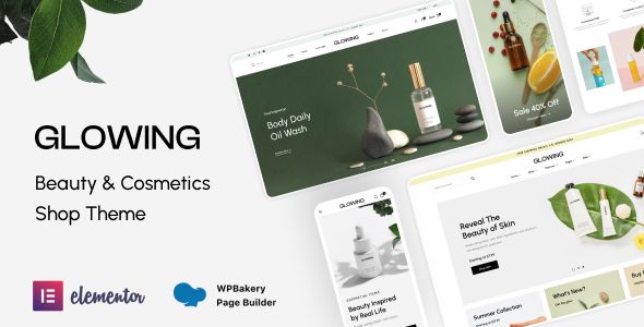 Glowing – Beauty Cosmetics Shop Theme 1 Glowing – Beauty Cosmetics Shop Theme WordPress Theme