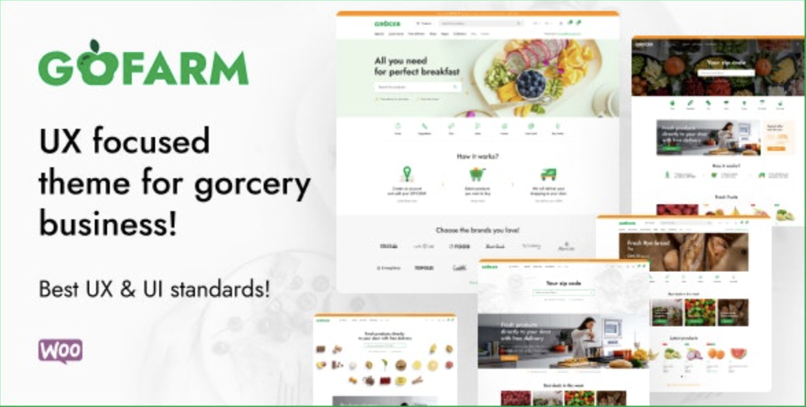 Gofarm – Grocery WooCommerce WordPress Theme 1 Gofarm WordPress Theme