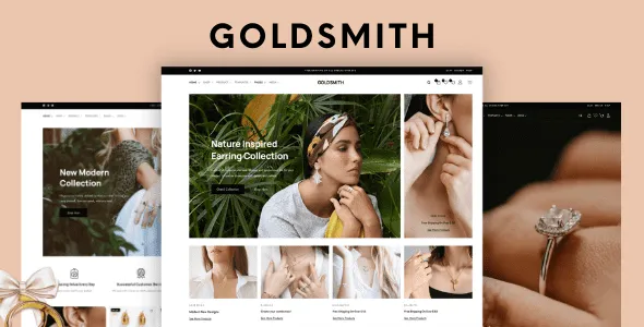 GoldSmith - Jewelry Store WooCommerce Elementor Theme 1 Gold Smith Jewelry Store Woo Commerce Elementor Theme