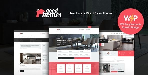 Good Homes - Real Estate WordPress Theme 1 Good Homes - Real Estate WordPress Theme