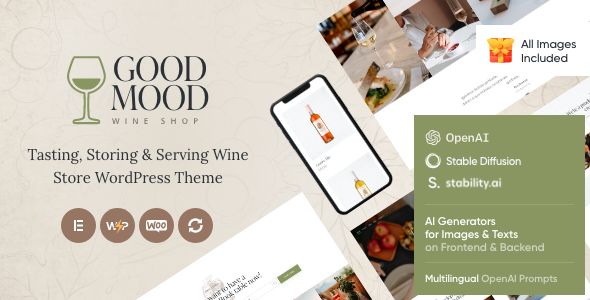 Good Mood - Wine Shop WordPress Theme 1 Good Mood - Wine Shop WordPress Theme