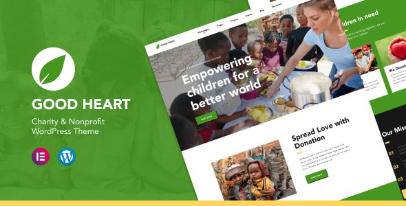 GoodHeart - Charity & Nonprofit WordPress Theme 1 Good Heart Charity & Nonprofit WordPress Theme