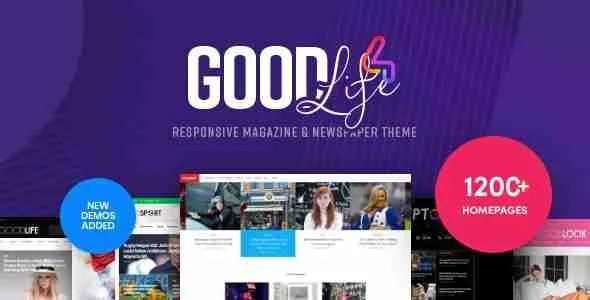 GoodLife - Magazine & Newspaper WordPress Theme 1 Good Life Magazine & Newspaper WordPress Theme