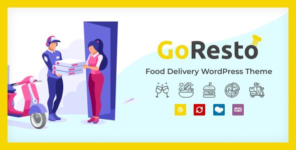 GoResto - Restaurant Food Delivery WordPress Theme 1 Go Resto Food Delivery WordPress Theme