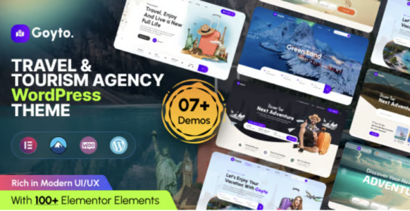 Goyto Travel & Tourism Agency WordPress Theme