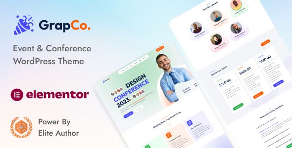 Grafco - Event Conference WordPress Theme 1 Grafco - Event Conference WordPress Theme