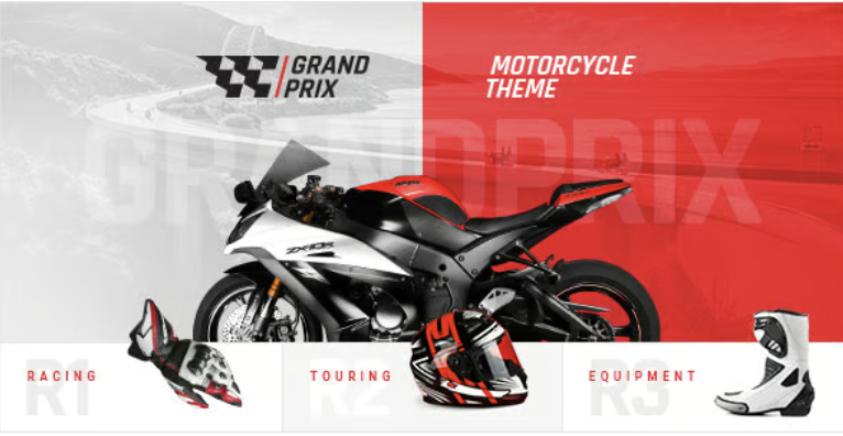 GrandPrix - Motorcycle WordPress Theme 1 Grand Prix - Motorcycle WordPress Theme