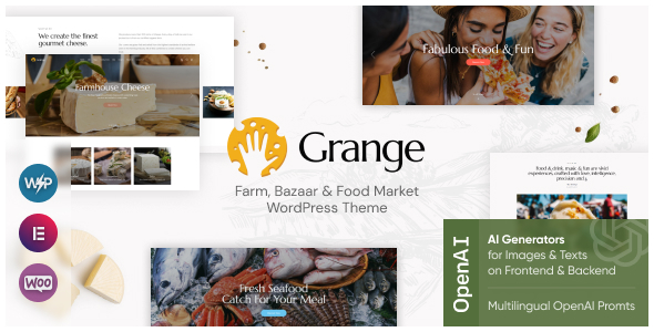 Grange - Farm, Organic Food & Agriculture WordPress Theme 1 Grange - Farm Organic Food Agriculture WordPress Theme