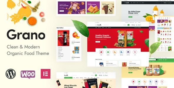 Grano - Organic & Food WordPress Theme 1 Grano - Organic & Food WordPress Theme