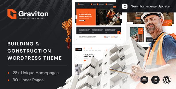 Graviton - Construction WordPress Theme 1 Graviton Construction WordPress Theme