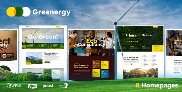 Greenergy – Ecology Environment Theme 1 Greenergy Ecology Environment Theme WordPress Theme