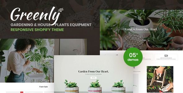 Greenly - Gardening & Houseplants Equipment Responsive Shopify Theme 1 Greenly Gardening & Houseplants Equipment Responsive Shopify Theme