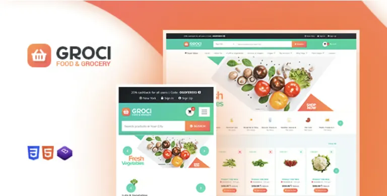 Groci - Organic Food and Grocery Market WordPress Theme 1 Groci - Organic Food and Grocery Market WordPress Theme