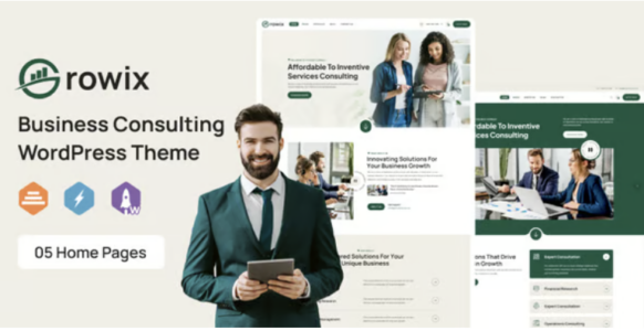 Growix Business Consulting WordPress Theme
