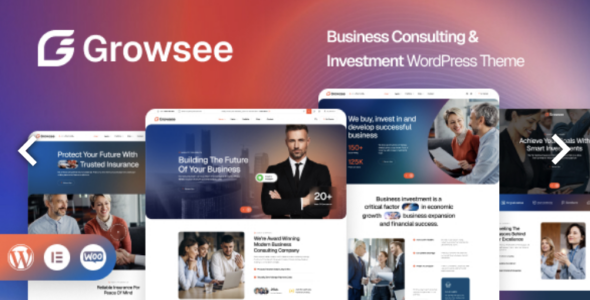 Growsee Business Consulting & Investment WordPress Theme