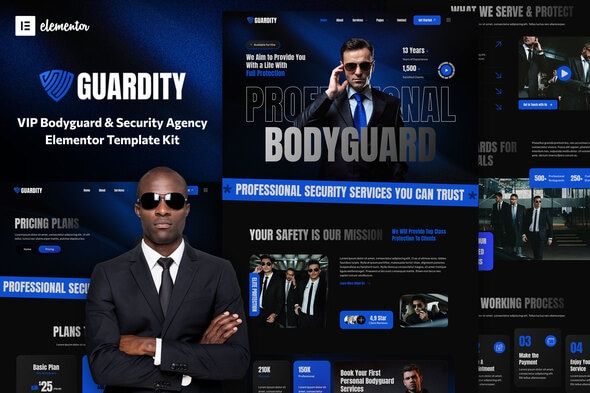 Guardity – VIP Bodyguard Security Agency Elementor Template Kit 1 Guardity – VIP Bodyguard Security Agency Elementor Template Kit