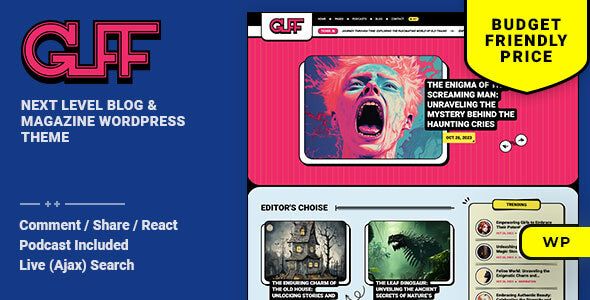 Guff - Personal Blog & Magazine WordPress Theme 1 Guff - Personal Blog & Magazine WordPress Theme
