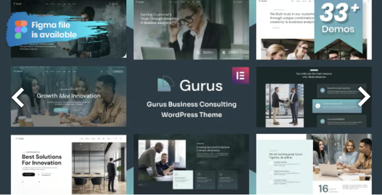 Gurus - Business Consulting WordPress Theme 1 Gurus - Business Consulting WordPress Theme
