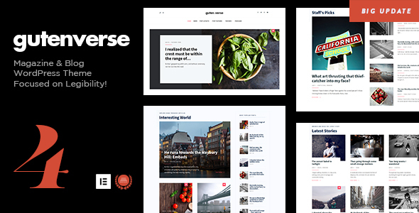 GutenVerse - Magazine and Blog WordPress Theme 1 Guten Verse Magazine and Blog WordPress Theme