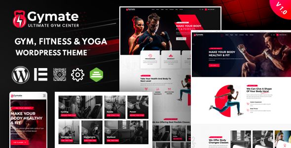 Gymat – Fitness and Gym WordPress Theme 1 Gymat Ultimate GYM WordPress Theme