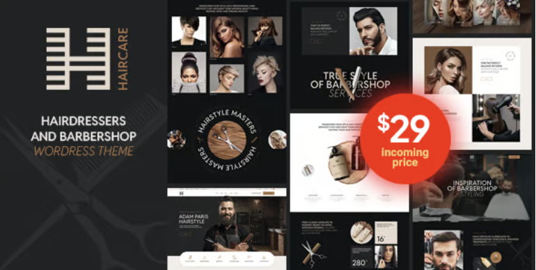 Haires - Hair Salon and Hairdresser WordPress Theme 1 Haires Hair Salon and Hairdresser WordPress Theme